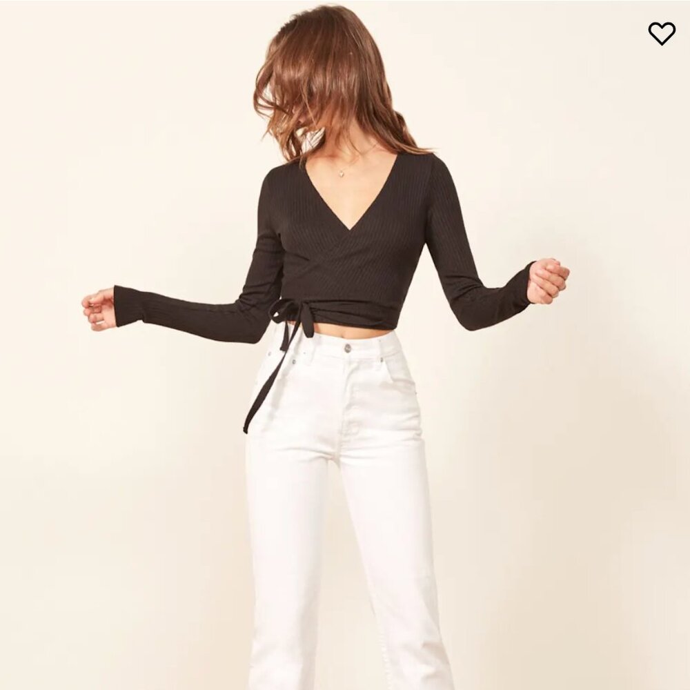 Reformation Petalo Top